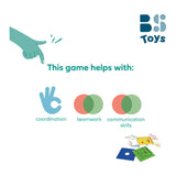Bs Toys balles de jeu d'équilibre en bois