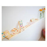 Bs Toys méga jeu de dominos en bois, 28 pièces.