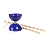 BS Spielzeug Diabolo mit Stöcken blau