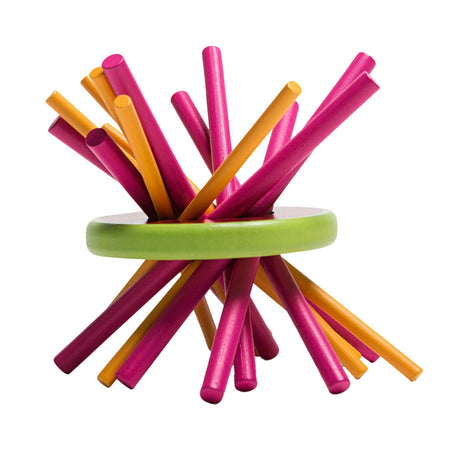 BS toys Jeu en bois Mikado melon, 31 pièces.