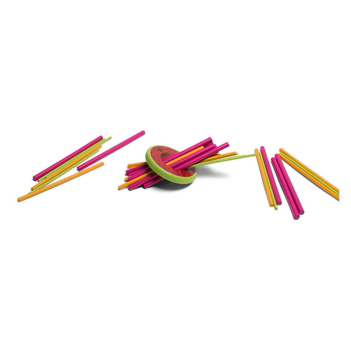 BS toys Jeu en bois Mikado melon, 31 pièces.