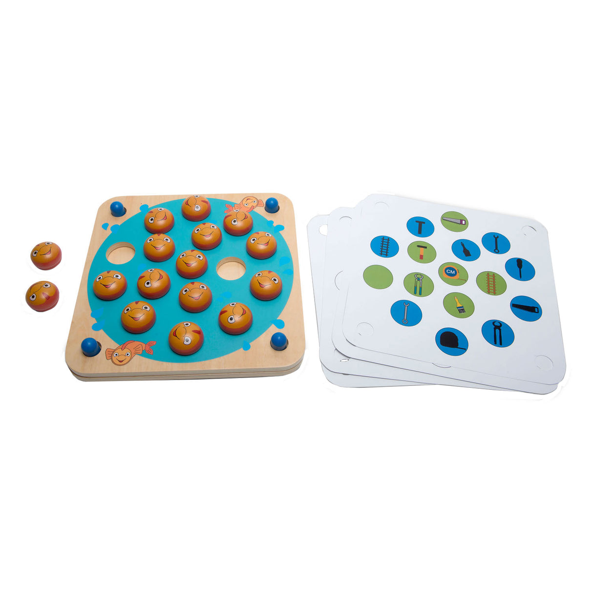 BS Toys Holz Memo Game Fish, 20dlg.