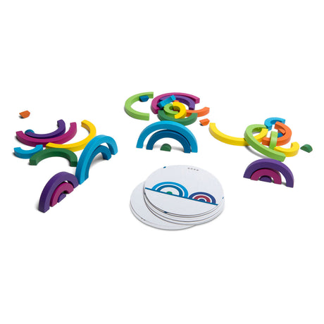 Bs Toys jeu d'arcs de vitesse en bois
