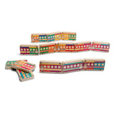 Train de dominos en bois BS Toys, 14 pièces.