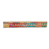 Train de dominos en bois BS Toys, 14 pièces.