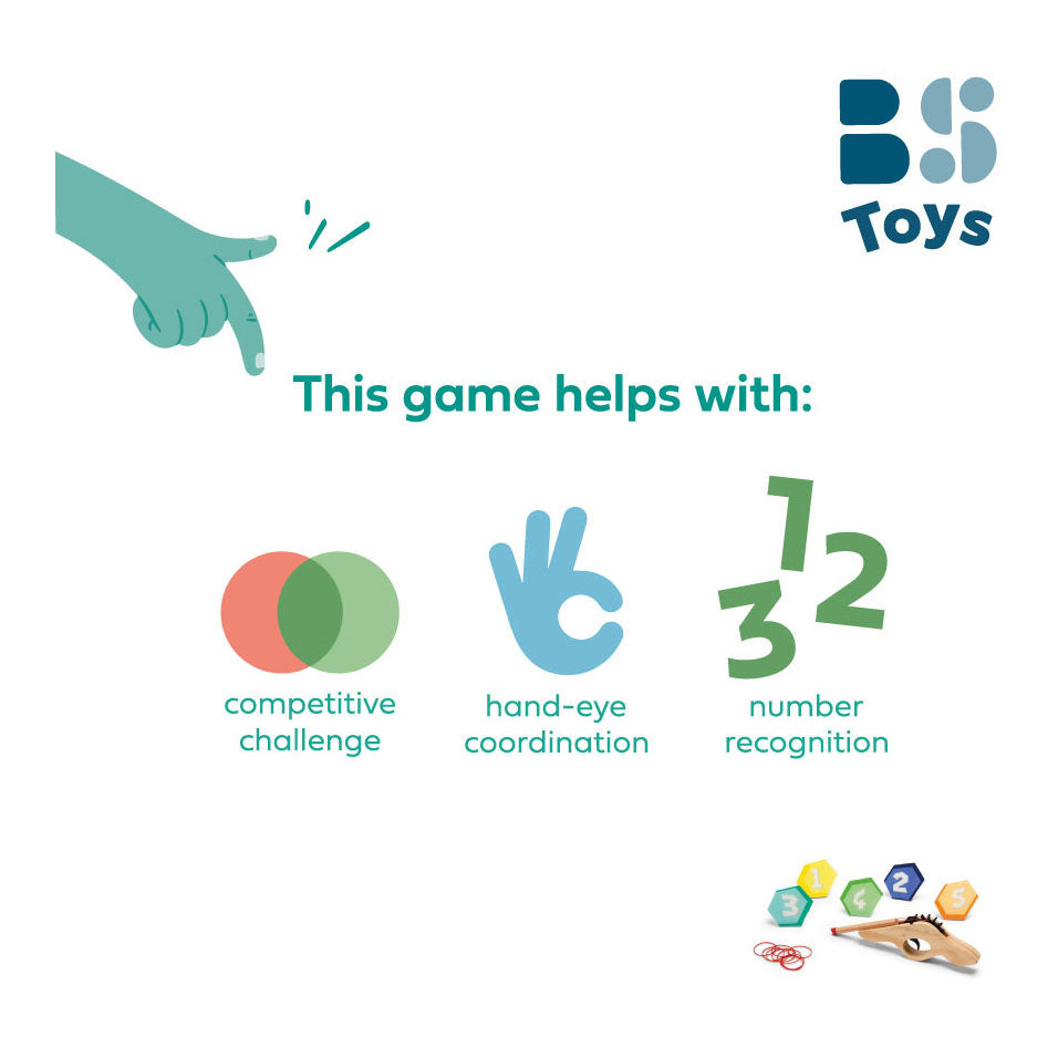 Bs toys afschiet spel met doelwitten, 31dlg.