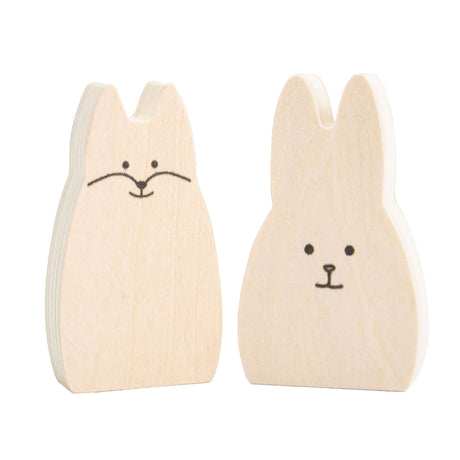 Bs jouets jeu d'équilibre en bois lapins