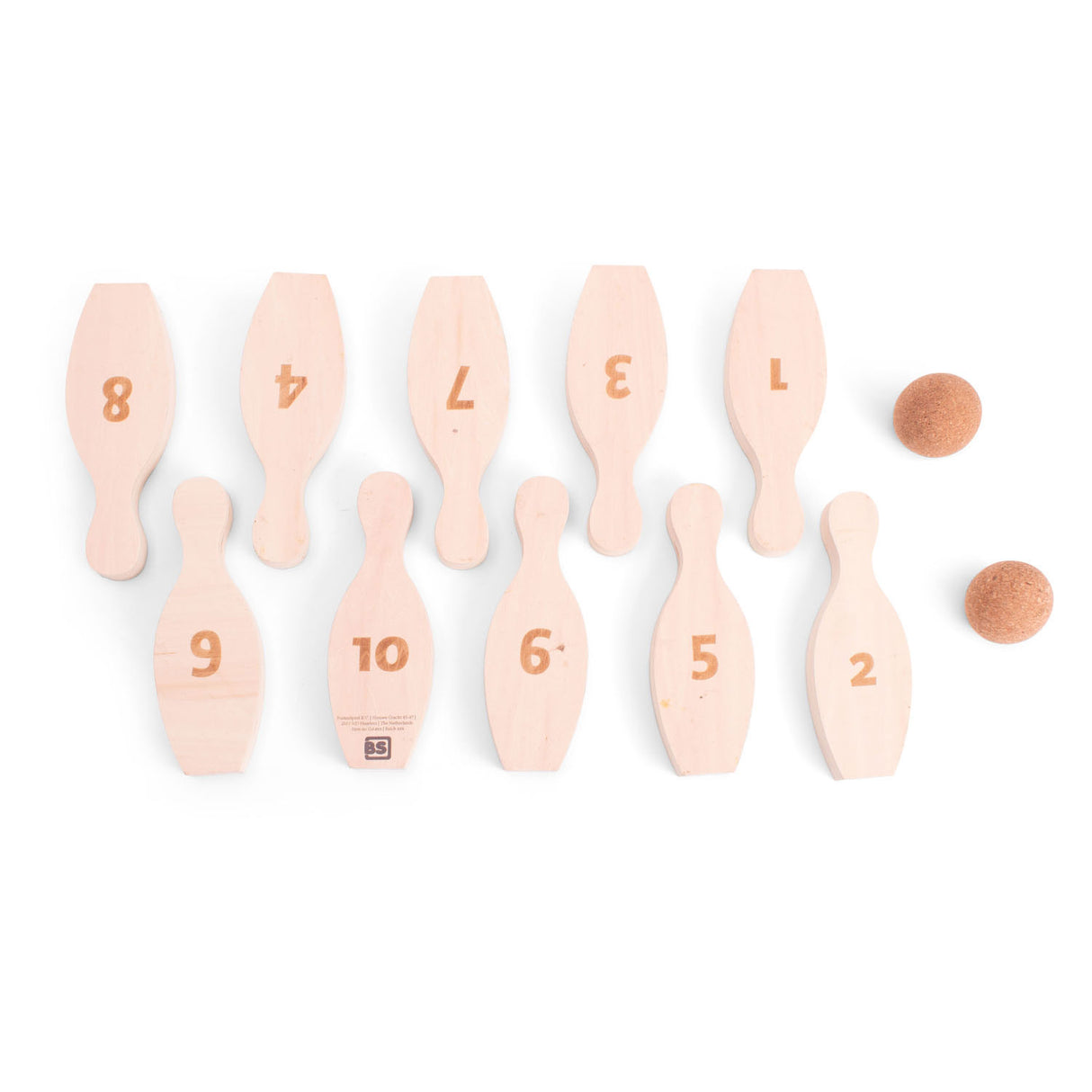 BS Toys Wood Bowling Set, 12dlg.