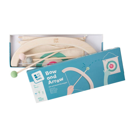 Ensemble d'arcs et de flèches BS Toys avec cible, 4 pièces.