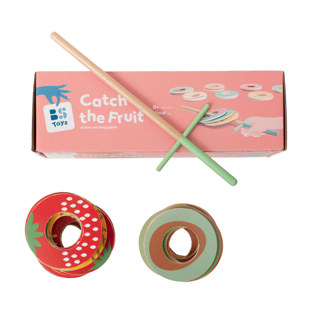 BS Toys Catch the Fruit Catch and Throwing Game, 31dlg.