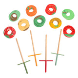 Les jouets Bs attrapent le jeu de capture et de lancer de fruits, 31 pièces.