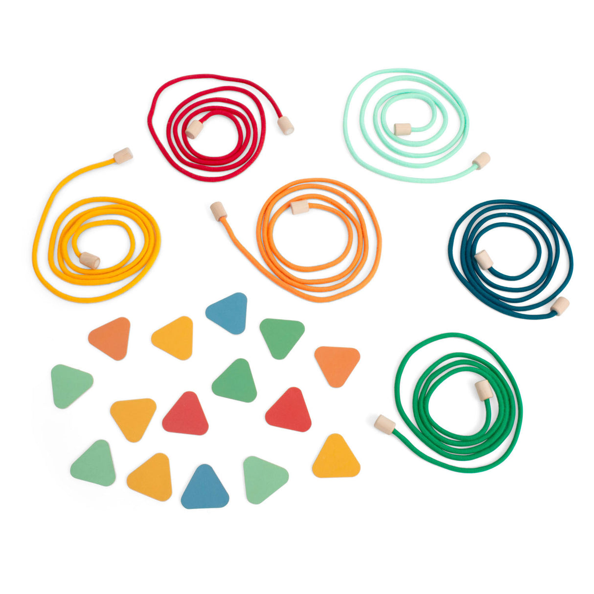 Les jouets Bs courent vers la couleur du hors-jeu