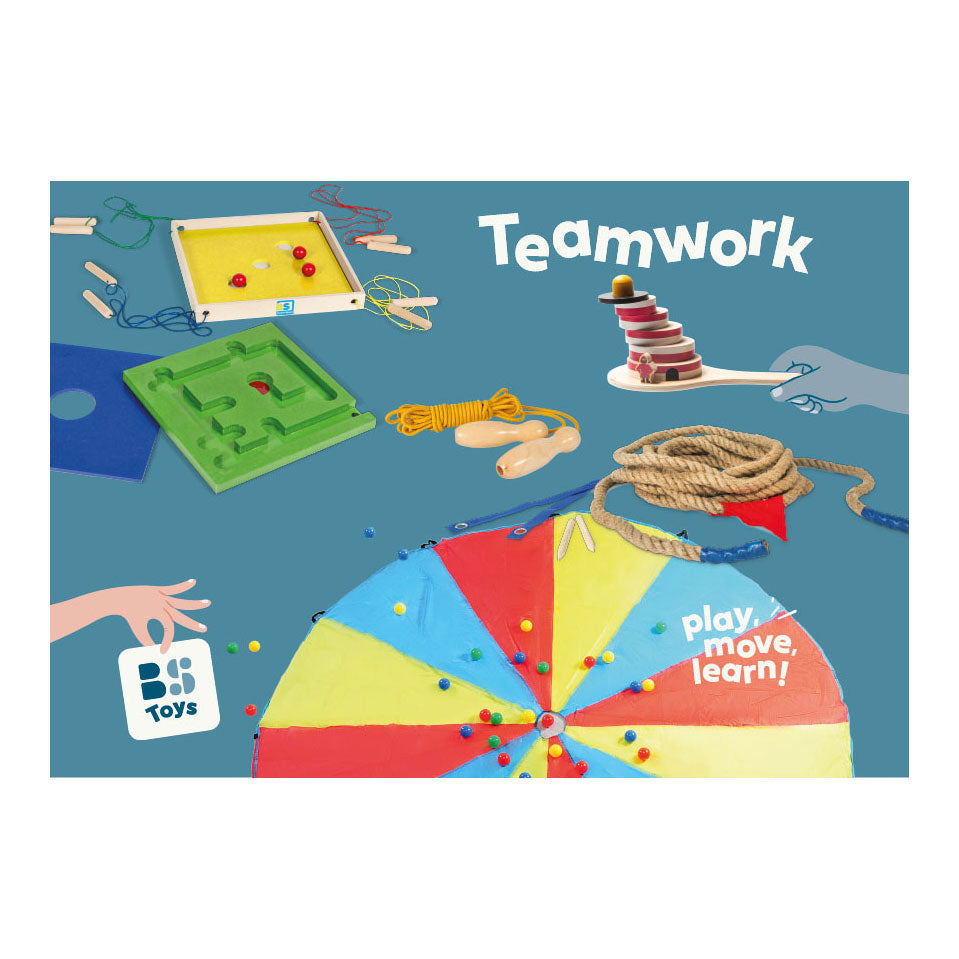 BS Toys Teamwork Box Outdoor Games