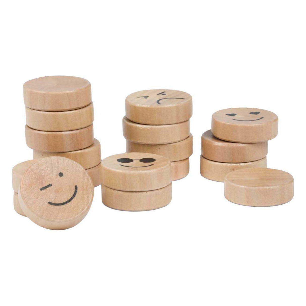 Jeu de palets en bois BS toys junior - 19 pièces.