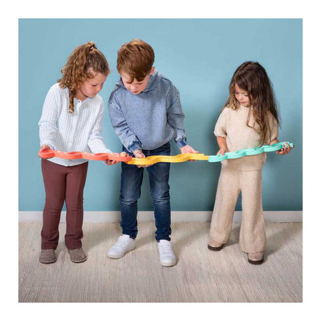 Bs jouets piste de balle en bois transmettre et jouer - 4 pcs.