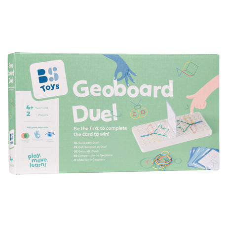 Bs toys houten geoboard duel spel