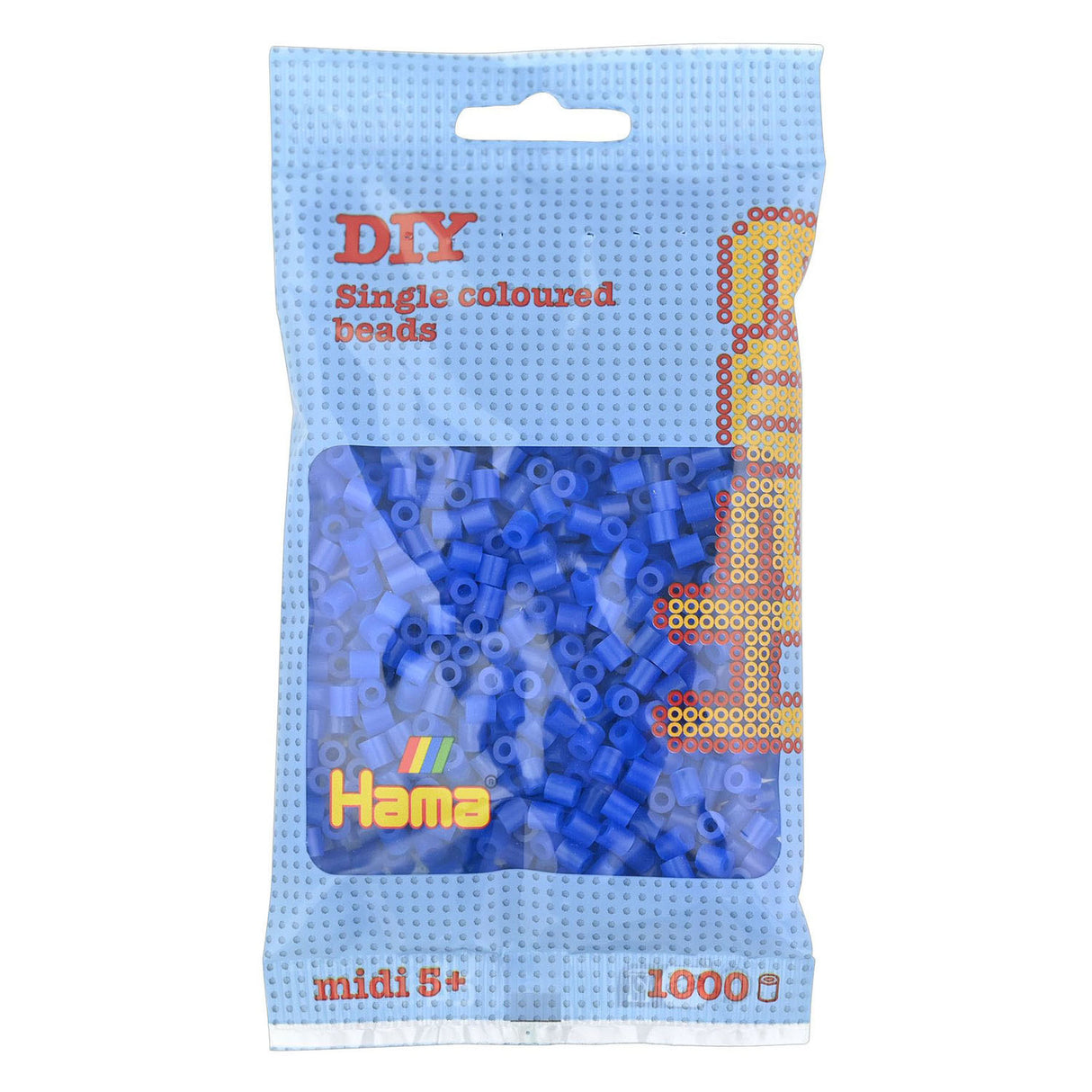 Hama String Beads - Blue Neon (036), 1000st.