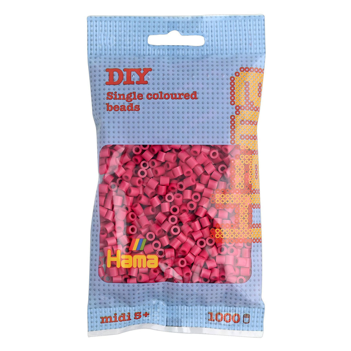 HAMA Iron Perles - Red chaud (029), 1000st.