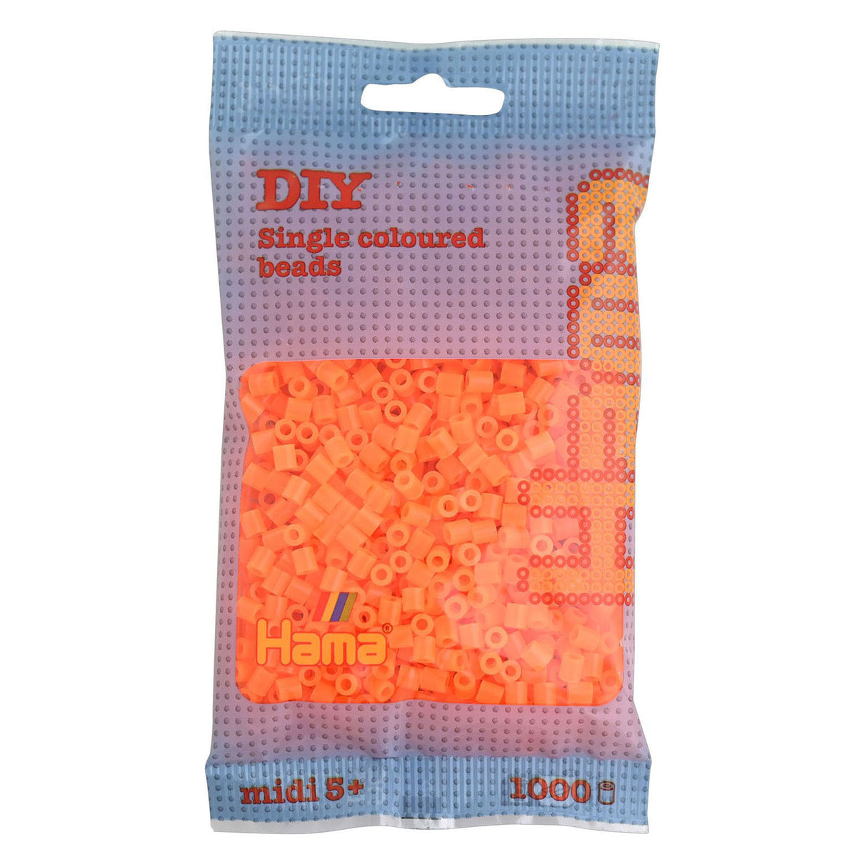 Perles thermocollantes Hama midi - orange fluo (038), 1000 pcs.
