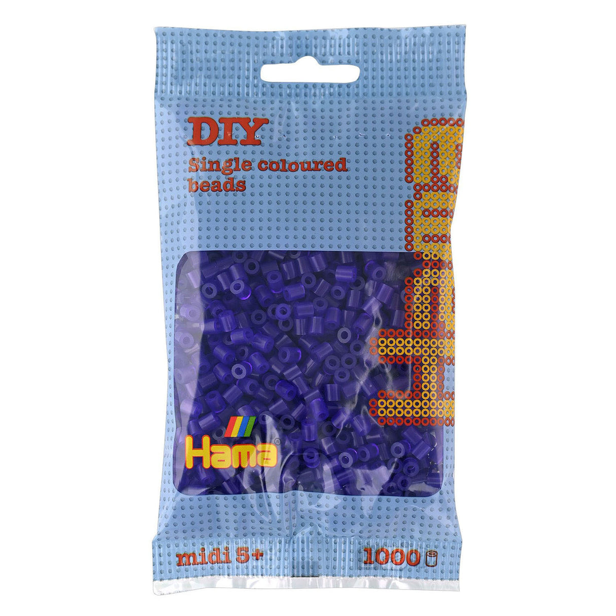 Hama perles thermocollantes - 1000 pièces - violet transparent