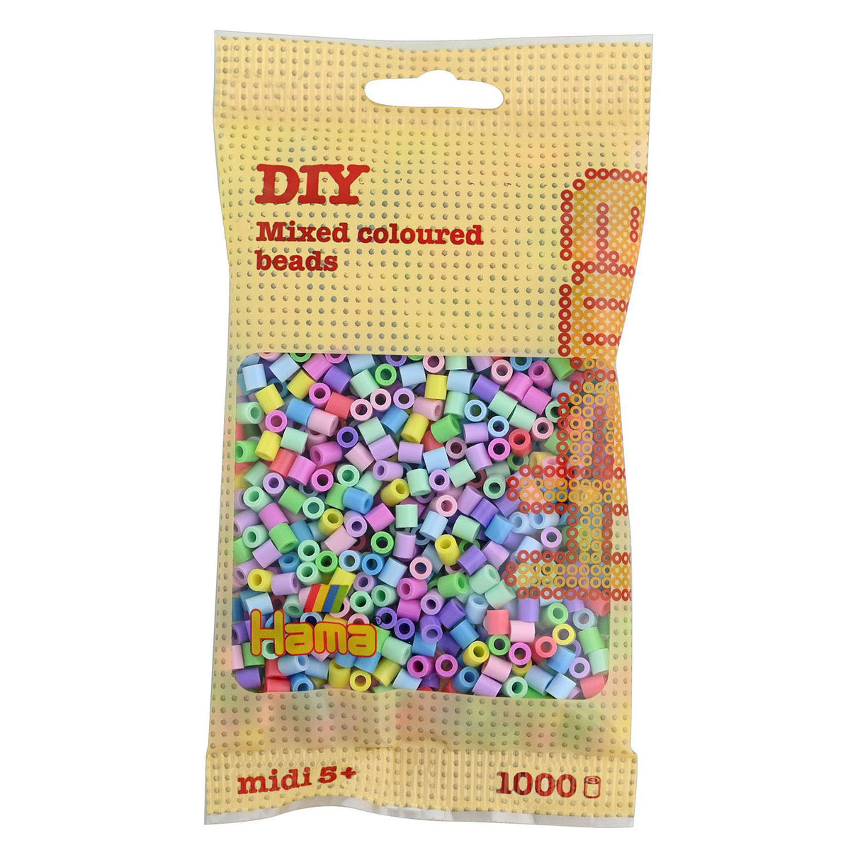 Hama String Beads Pastelmix, (050) 1000st.