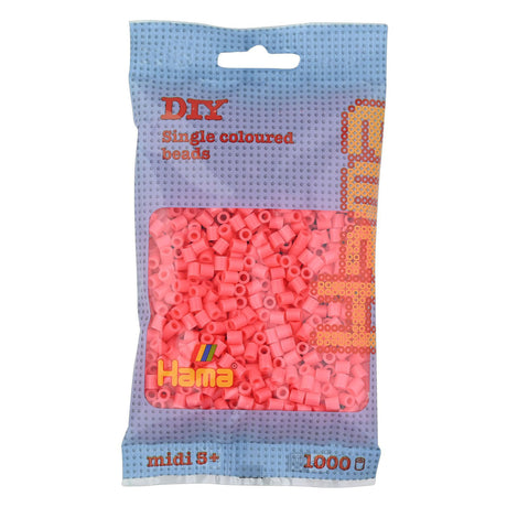 Perles thermocollantes Hama midi - rouge pastel (044), 1000 pcs.