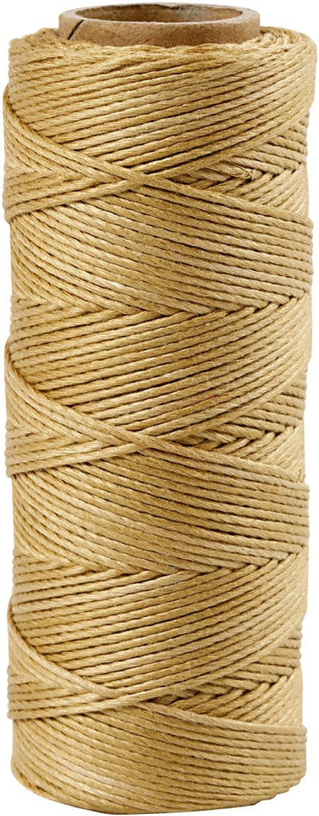 Creativ company cordon en bambou 1 mm doré 65 m