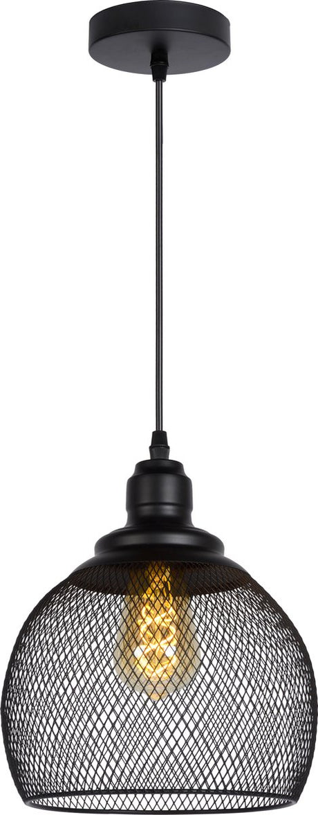 Lucide mesh - suspension - ø 22 cm - 1xe27 - noir