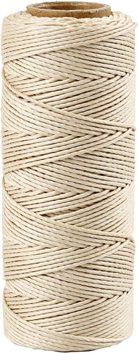 Creativ company cordon en bambou 1 mm blanc cassé 65 m