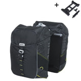 Sacoche de vélo double Basil miles 34 litres 13 x 26 x 35 cm (2x) - citron vert noir