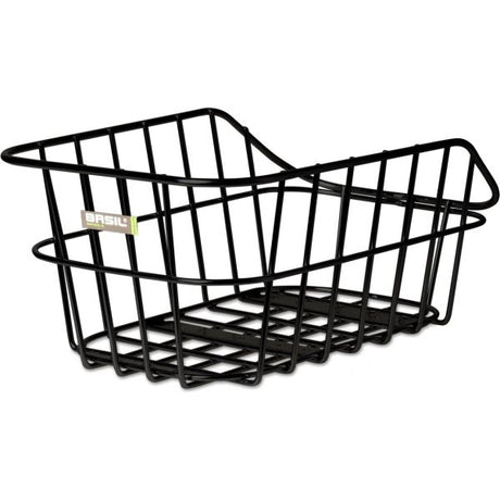 Basil Cento Alu - Panier à vélo - à l'arrière - noir
