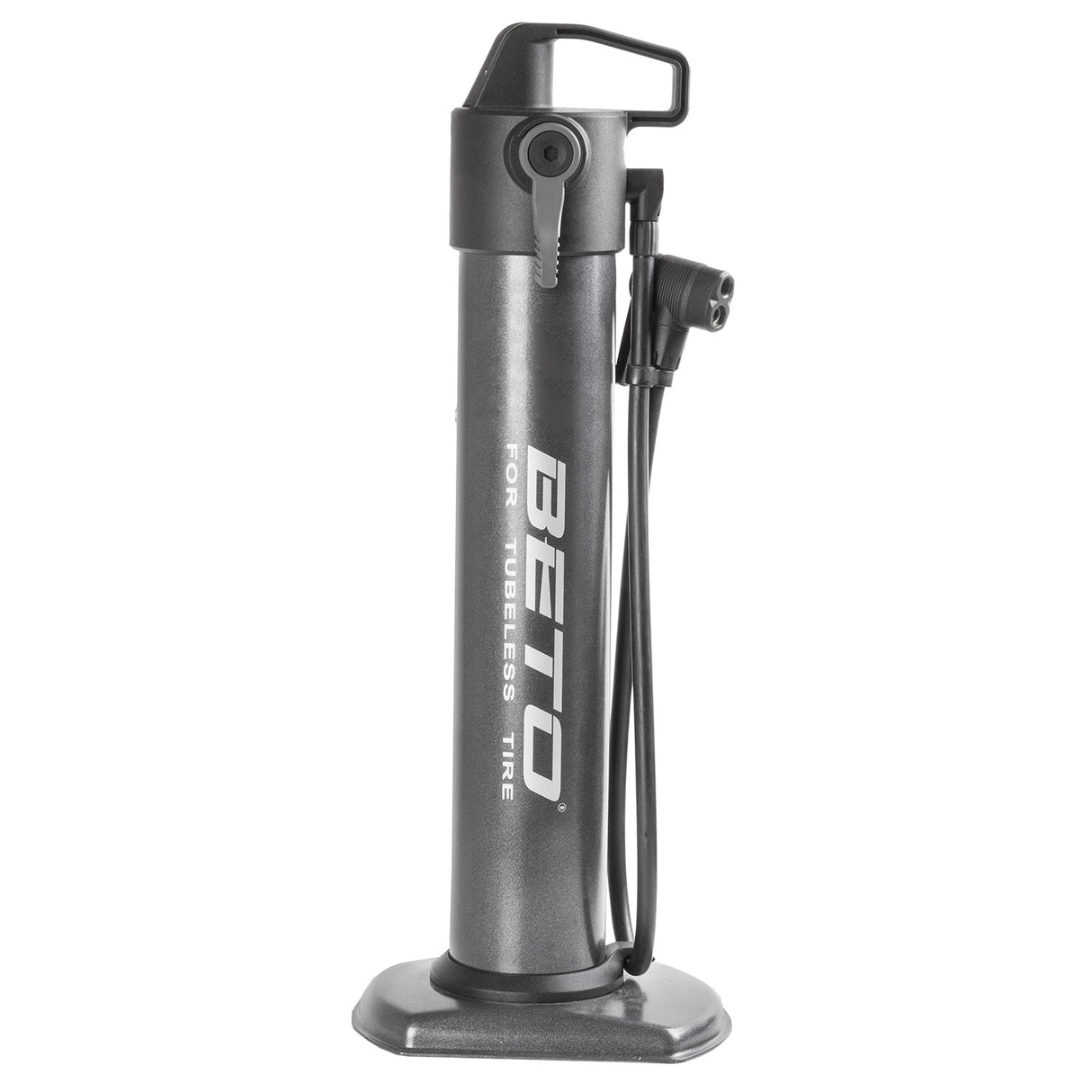 pompe à vélo universelle (av, dv, fv) 13 Bar gris acier