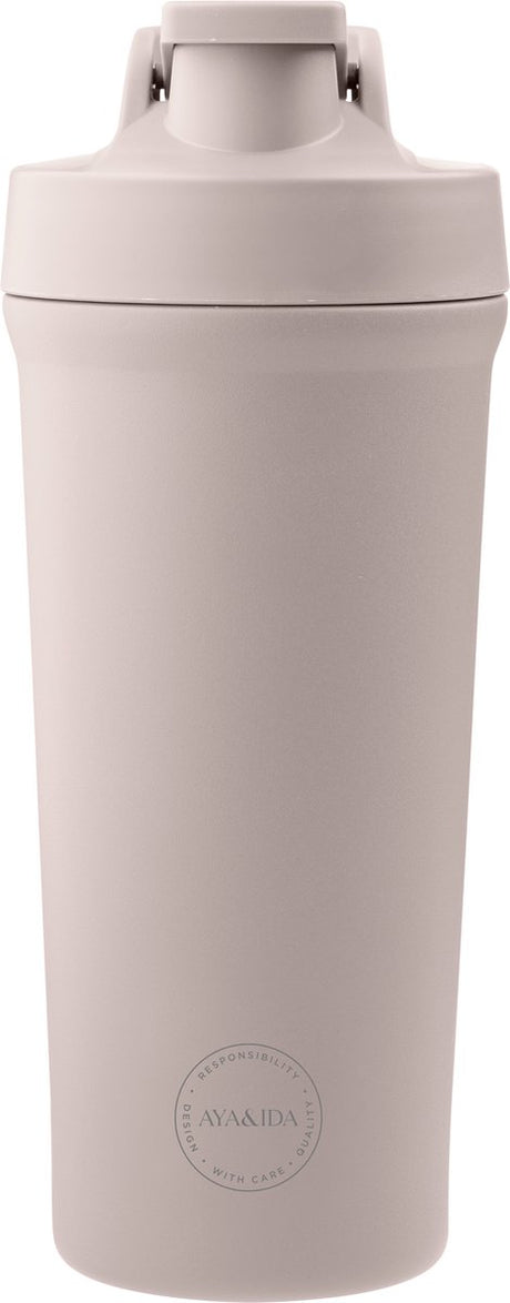 Aya ida - bouteille shaker - gourde - sport - fitness - shake cup - 750ml - rose tendre