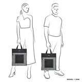 Sac shopping Beagle pied-de-poule