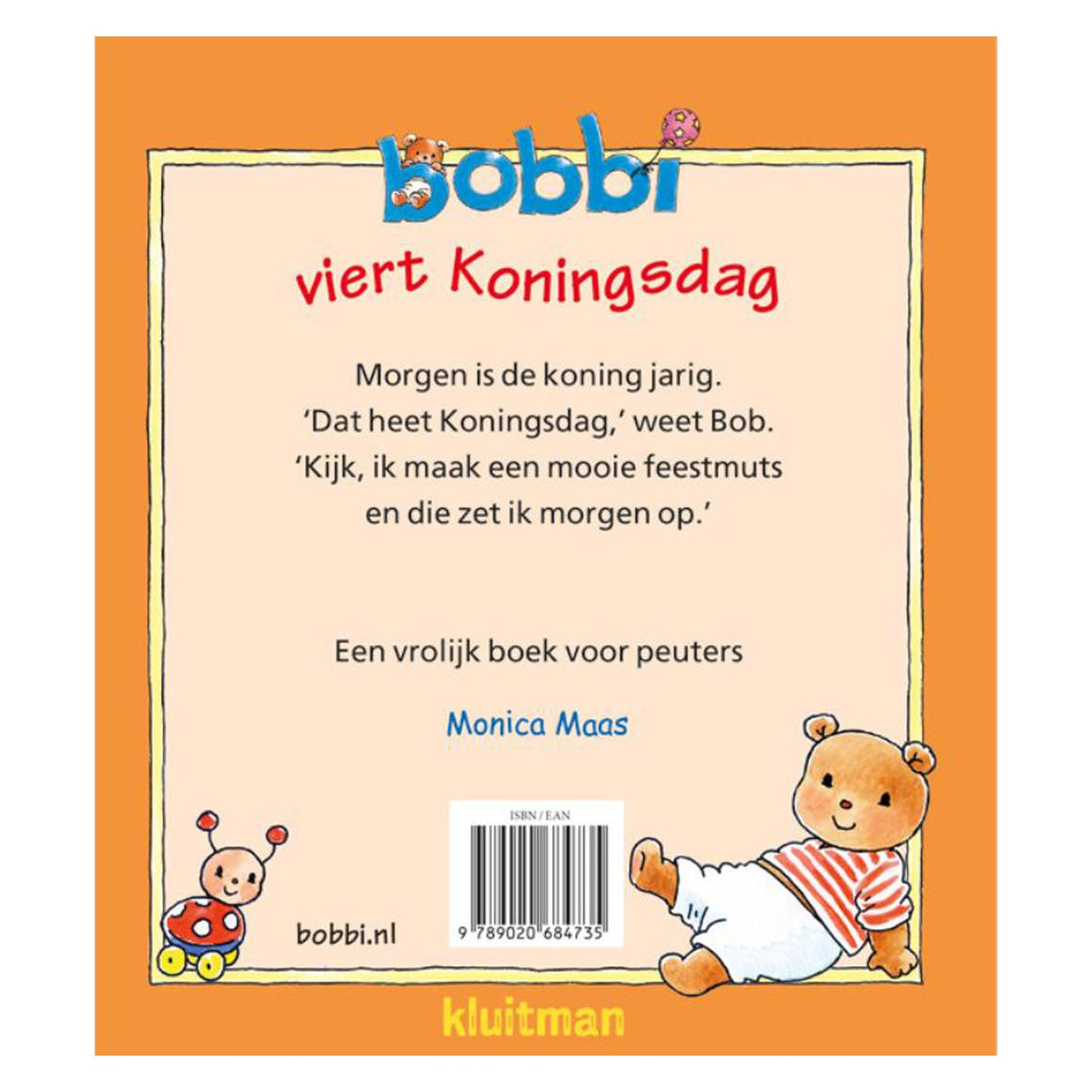 Uitgeverij kluitman bobbi viert koningsdag