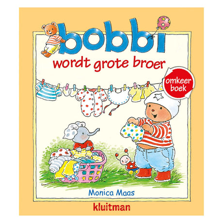 Editeur Kluitman Bobbi Reversal Book - devient un grand frère et le bébé