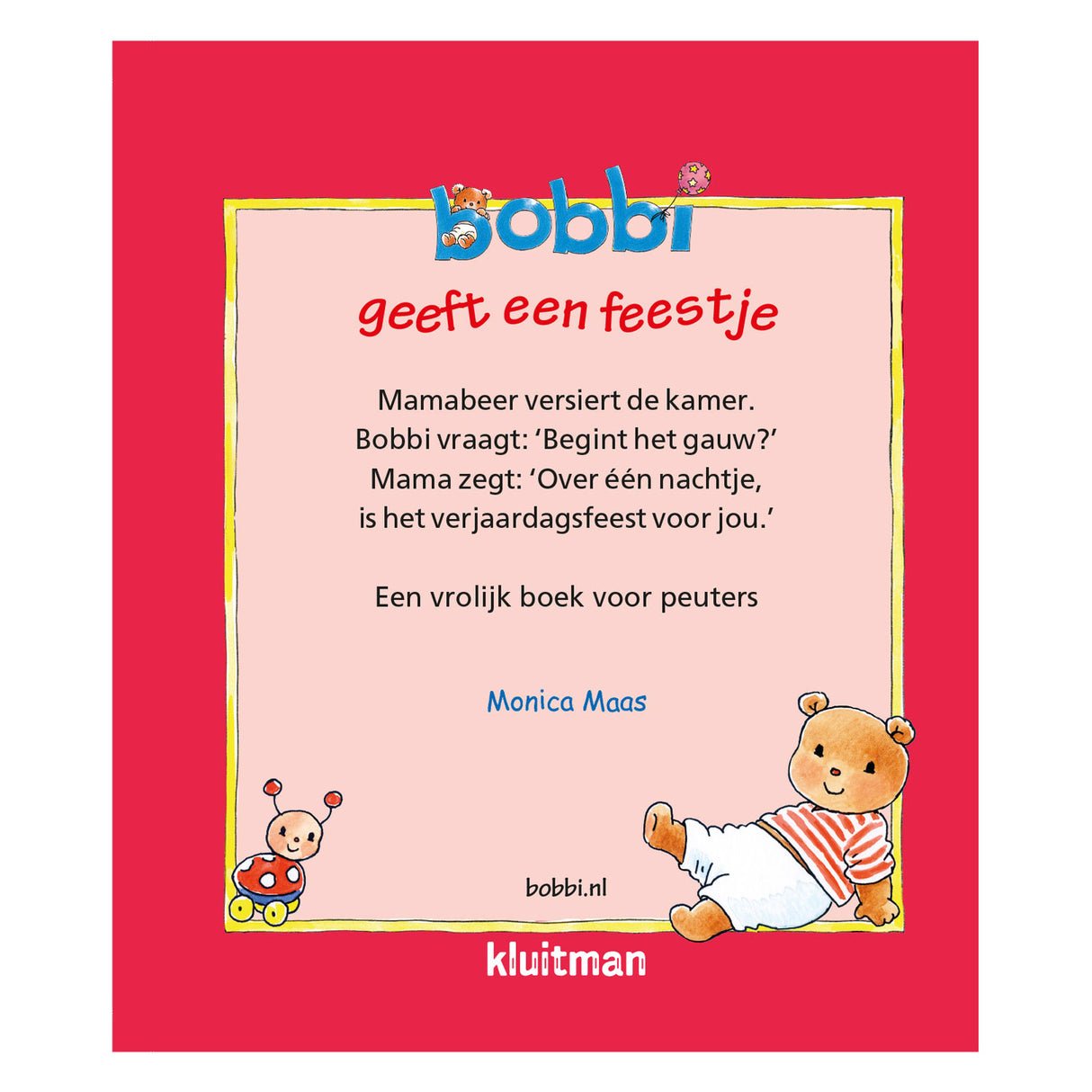 Uitgeverij Kluitman Bobbi Geeft een Feestje Uitdeelboekjes, 10st.