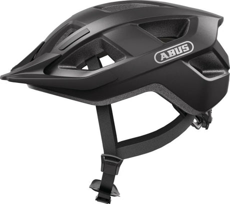 ABUS HELM ADURO 3.0 - Casque de ville sportive et chic pour le vélo en toute sécurité dans la circulation ville animée - Titan - 51-55 cm