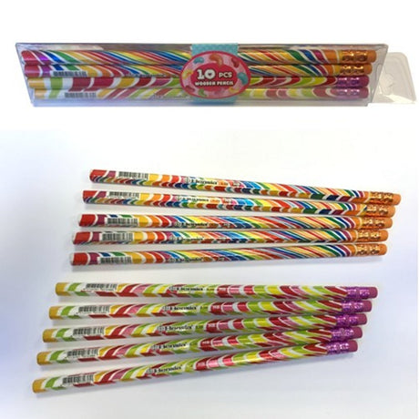Crayon hb Simply for kids avec gomme, 10 pièces