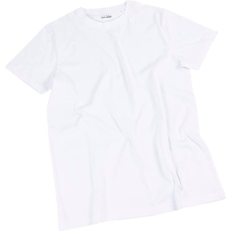 T-shirt blanc avec du cou rond Coton, taille L
