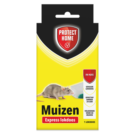 Aucune marque ne protège les souris et les rats de remède pour souris express à domicile | 2 pièces