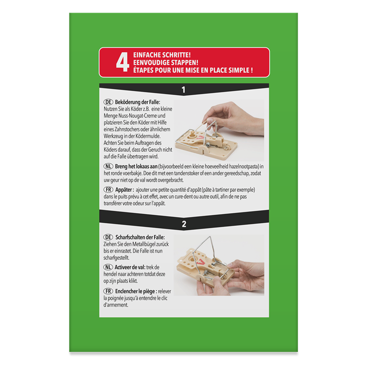 Pro-tect 1066345 - val ratten plastic 2 stuks | 2 stuks