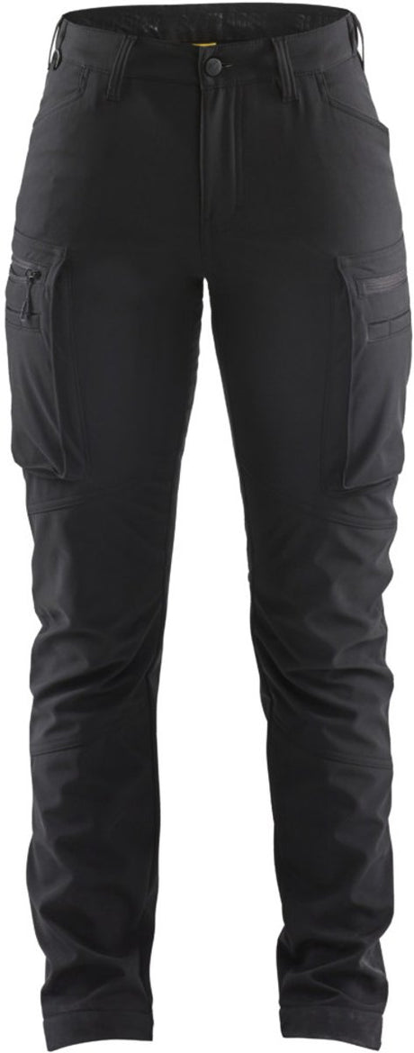 Blåkläder blaklader 7177-2513 pantalon de travail d'hiver softshell pour femme - noir - c36