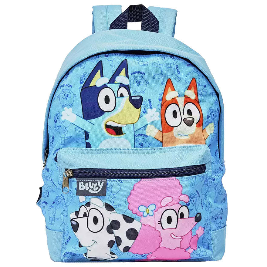 Backpack Bluey Characters Blue