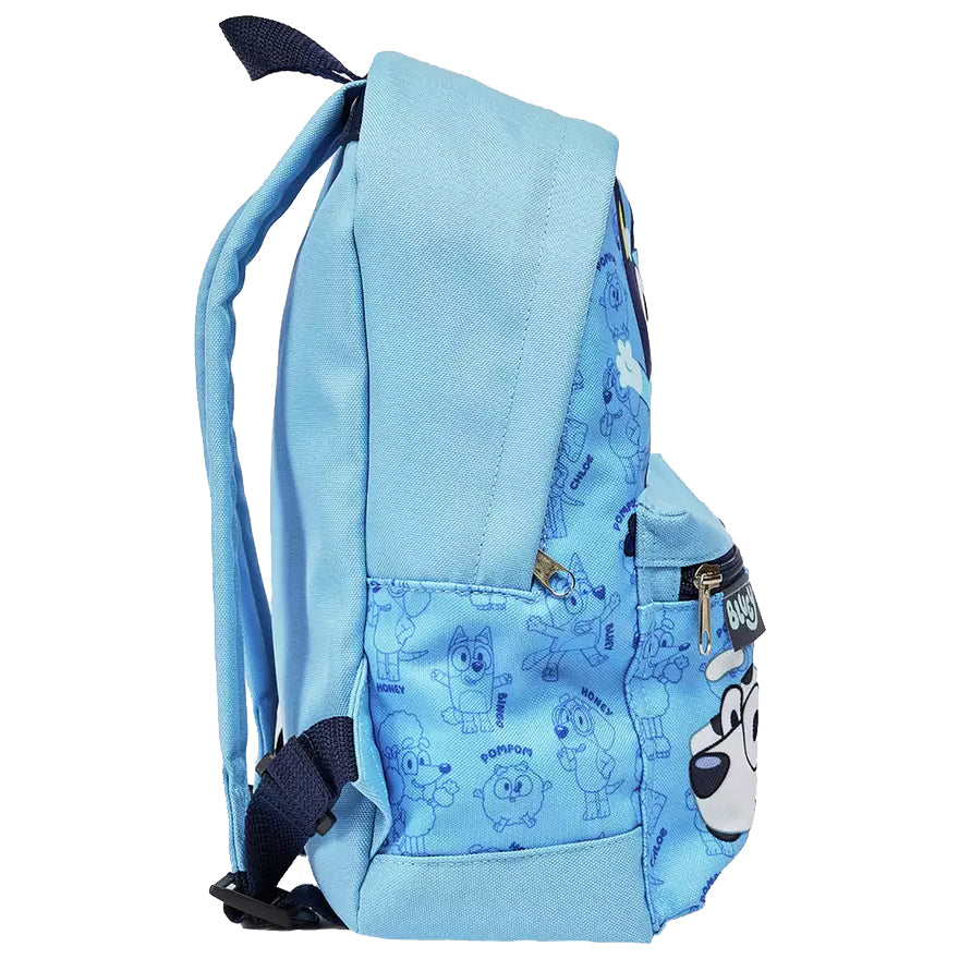 Backpack Bluey Characters Blue