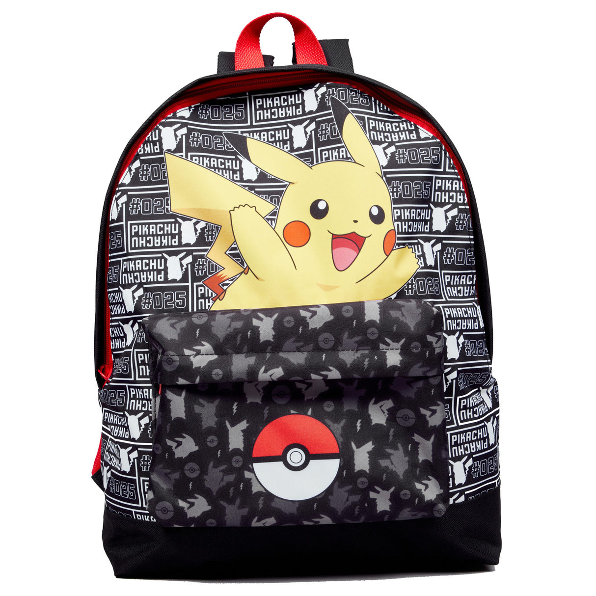 Pokémon Backpack with Pokeball Pikachu front pocket