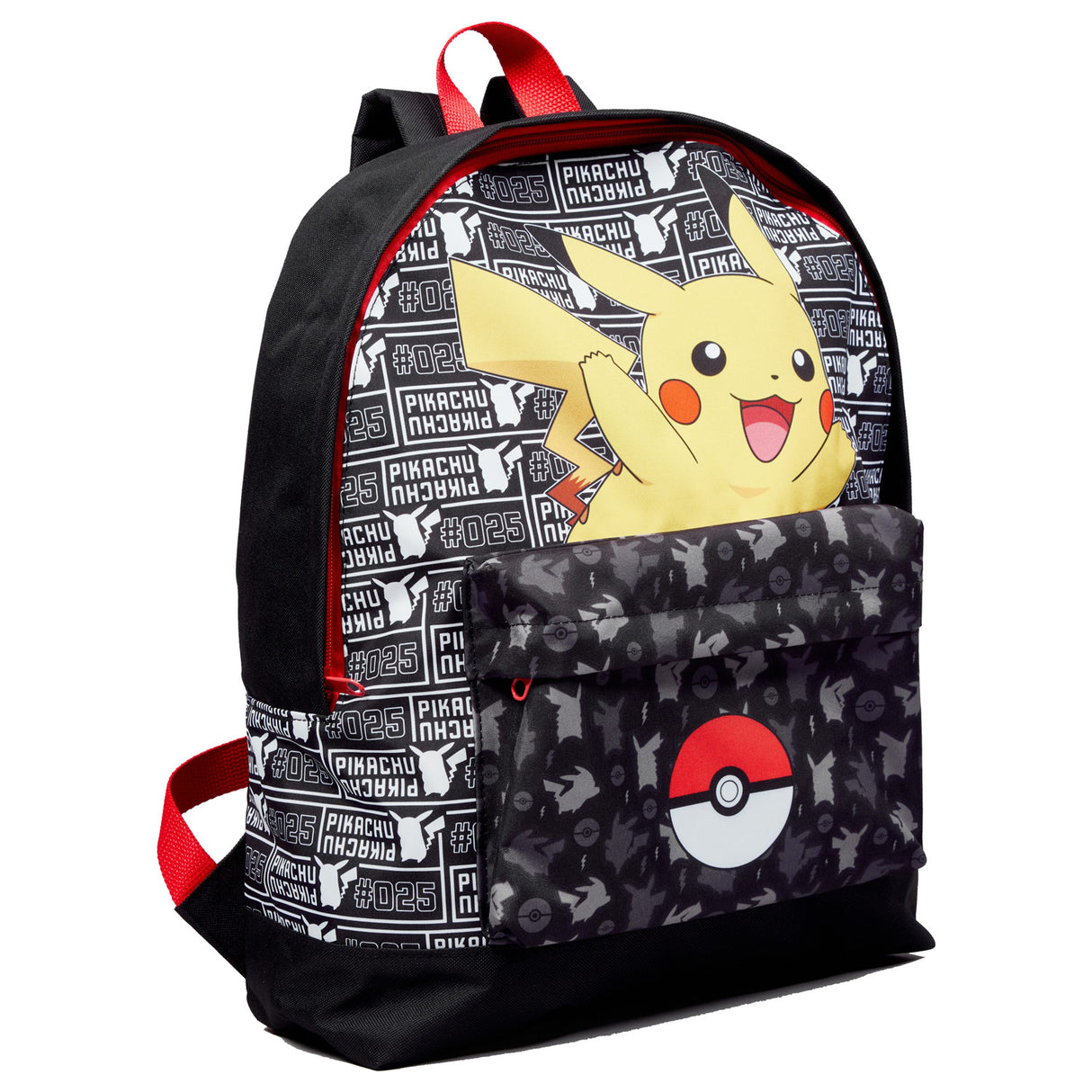 Pokémon Backpack with Pokeball Pikachu front pocket