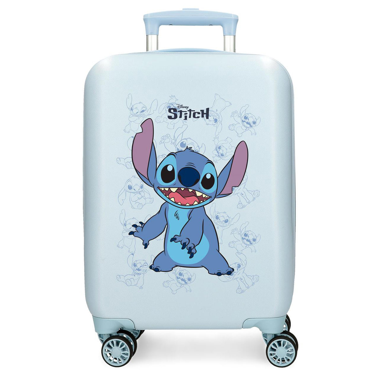 Trolley Case Happy Stitch Blue, 50 cm