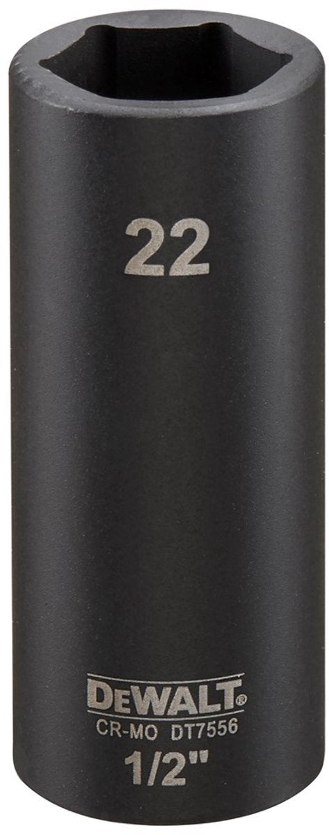 Douille à chocs Dewalt 22mm 1 2 (longue) dt7556-qz
