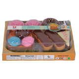Ensemble alimentaire sans marque beignet et macaron | 3 pièces